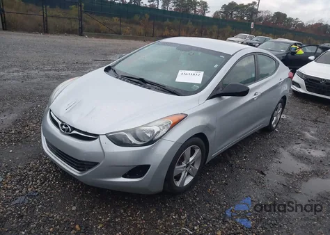2013 Hyundai Elantra Gls z USA, uszkodzony, nr VIN 5NPDH4AE9DH351865